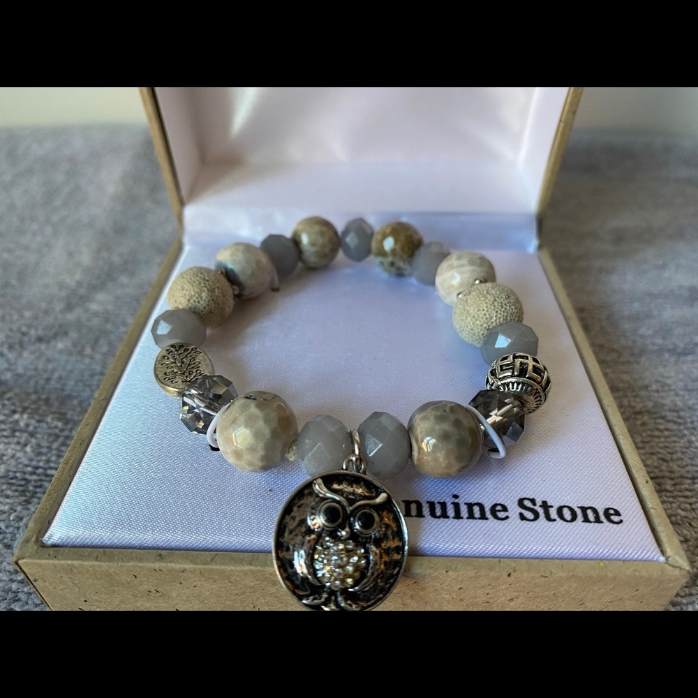 Natural Elements Genuine Stone Bracelet - NIB